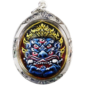 泰国佛牌 古巴博洋2556 五眼四耳申猴 银壳