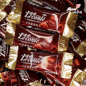 福州执手礼leconte金帝代可可脂牛奶巧克力喜糖散装250g零食
