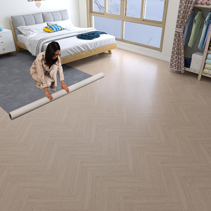 鱼骨纹地板贴自粘加厚耐磨防水地板革水泥地直接铺家用地胶垫地贴