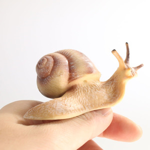 仿真小蜗牛模型昆虫动物玩具儿童科学认知实心塑料花园摆件礼品