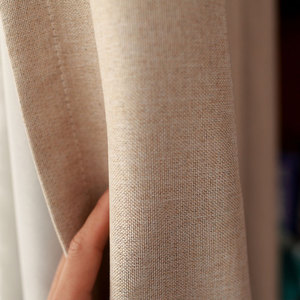 窗帘仿麻