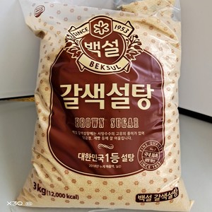满2包邮黄糖原装进口韩国黄砂糖3kg烘培糕点/韩国黄糖炒拌菜食糖