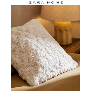 zara home 简约家用宿舍靠垫套床头沙发抱枕套不含芯 49146008250