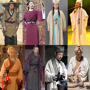 影视古装华佗扁鹊李时珍同款古装男士棉麻古代郎中医生神医古装