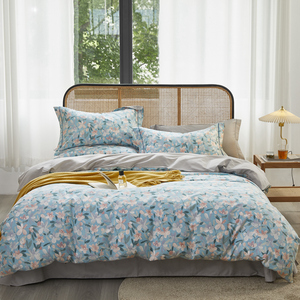 微网梦丽莎家纺 春夏新款特价全棉四件套 纯棉斜纹活性印花四件套