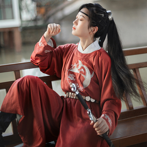 【北冥有鱼】上雅原创汉服圆领袍 唐制圆领袍男女通款多色可定制