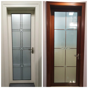 室内卫生间门钢化玻璃