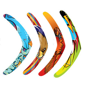 00萌逗乐趣旗舰店天猫儿童回旋镖手抛飞天玩具软回力镖男孩户外运动