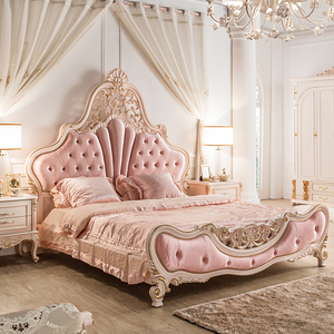 8 公主床奢华2米双人床简欧法式床豪华婚床家具