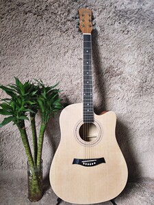 aris艾瑞斯40-41寸云杉椴木专业入门叶民谣吉他