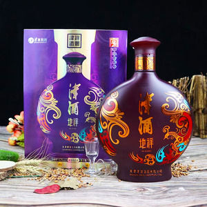 天津津酒地祥42度浓香型白酒纯粮固态发酵特价礼盒装特产礼品酒