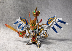 万代sd高达三国传天翔龙孔明代工喷涂