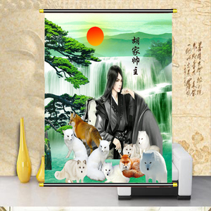 九尾狐仙娘娘十字绣