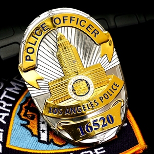 美国洛杉矶徽章 lapd徽章 军迷金属徽章 勋章胸章胸标纪念章纯铜