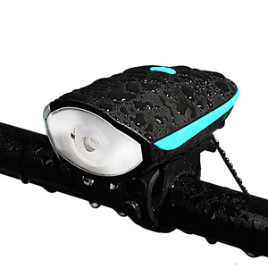 自行车前灯USB充电夜骑强光LED高亮车头灯