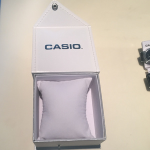 香港直播采购正品casio卡西欧手表盒子白色原装手表盒礼品盒