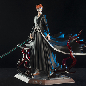 死神gk 黑崎一护 月牙天冲 双头雕虚化面具大号手办模型摆件礼物