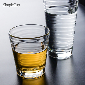 利比 libbey 创意玻璃水杯西式冷饮杯波纹果汁杯茶杯啤酒杯古典杯