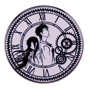 动漫命运石之门胸针衣服帽子别针徽章饰品