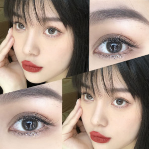 美瞳半年抛summerbaby清澈巧人鱼金灰宝石蓝暮光灰彩色隐形眼镜