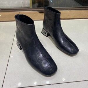 阿什拉爆款欧货女鞋小跟鞋胎牛皮2022压花牛皮