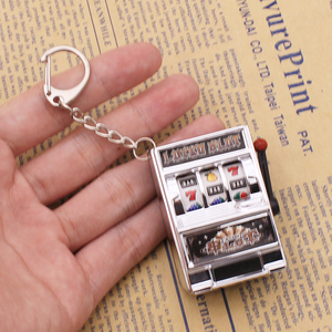 掌上迷你老虎机游戏机钥匙扣创意个性玩具包包挂件送人时尚小礼品