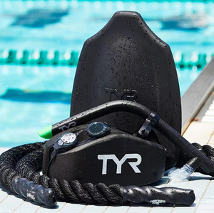 美国TYR 游泳训练浮板脚踝圈浮筒游泳训练夹脚器