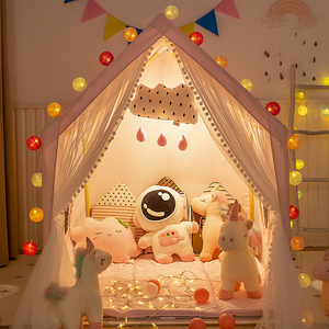 宝宝小帐篷儿童帐篷室内公主男孩女孩游戏屋小房子床上玩具屋女童