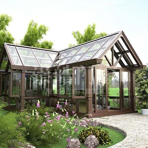 泰州南通盐城欧式阳光房自建房露台别墅庭院顶棚定制断桥铝门窗