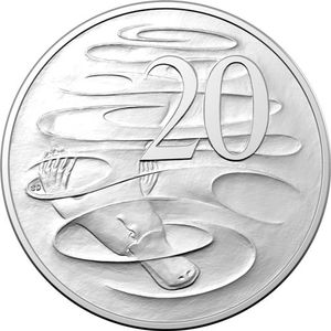 澳大利亚20分硬币