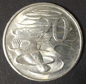 澳大利亚20分硬币