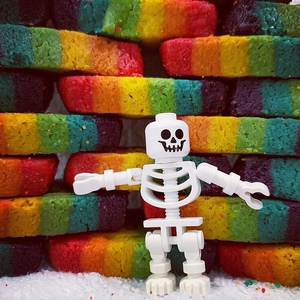 乐高 夜光幽灵人仔配件动物骷髅鬼怪 gen001鬼魂 女巫 狼人 蜘蛛