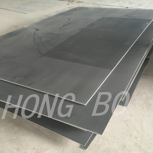 防火阻燃灰黑色PVC板材高强度硬工程塑料板材耐酸碱防水PVC塑胶板