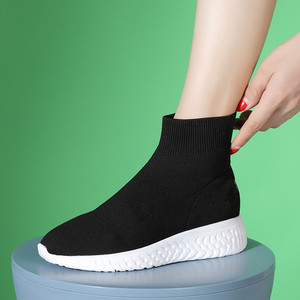 女式弹力袜子鞋