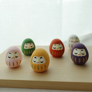 藤原家 日本进口中川政七商店招福陶土达摩摆件不倒翁