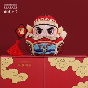 中国国家博物馆福将临门刺绣香囊diy手工祈福车挂复古女生日礼物