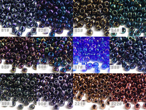 日本进口米珠 TOHO东宝1.5mm/5g IRIS金属系列12色 手工串珠材料