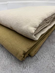 外贸出口品质原单汉麻床单单品干爽透气吸湿夏天石磨洗大地色捡漏