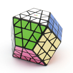 魔方吧mf8三层错位菱12面标准版疯狂魔中魔带圈异形益智玩具原色