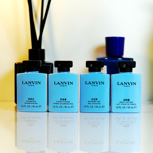 lanvin paris柑橘琥珀香氛洗发水护发沐浴露润肤露酒店礼遇4件套