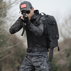 户外军装春秋迷彩蛙服套装真人cs作战服特种兵战术劳保迷彩套装男