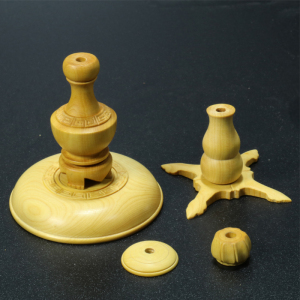 新款画眉鸟笼葫芦老挝大红酸枝或黄杨木 红木苏笼或竹笼配件 光素