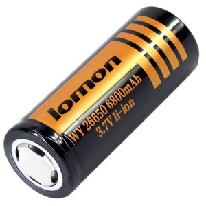 lomon罗门亮点26650锂电池强光手电筒大容量3.7V/4.2V通用可充电
