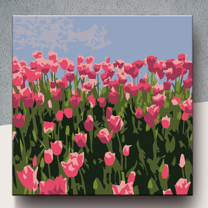 DIY数字油画风景油画填充填色画画手工艺品水彩画手绘花卉装饰画