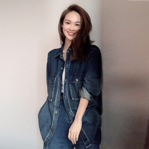 0041人付款淘宝美洋meiyang【现货】梨泰院牛仔外套