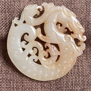 902人付款淘宝仿古和田白玉腰坠古玩高古玉老玉复古