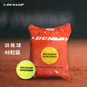 Dunlop/邓禄普无压球训练球网球大学生初学网球课耐打耐磨专用球