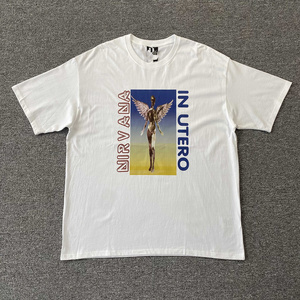 logan   涅槃乐队世界巡回演唱会水洗短袖t恤