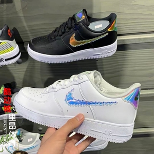 nike air force 1 af1男子彩虹像素镭射低帮休闲板鞋 cv1699-002