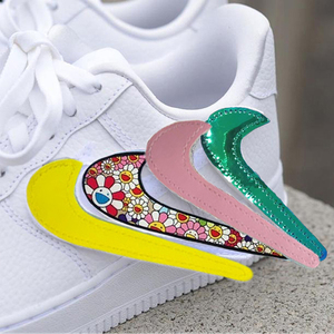 nike空军一号af1可换钩贴标电玩gs可拆卸sb耐克魔术贴配件0人付款6